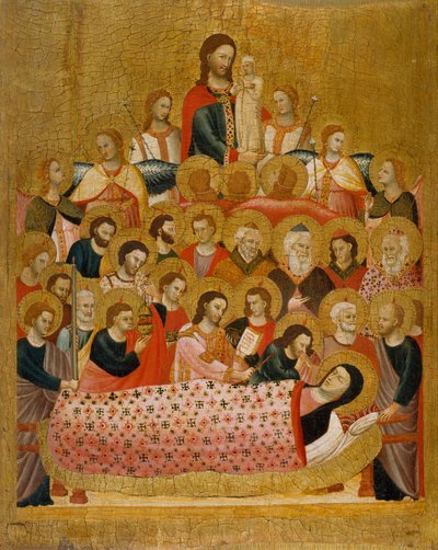 Dormition of the Virgin by Master of Cini the Madonna